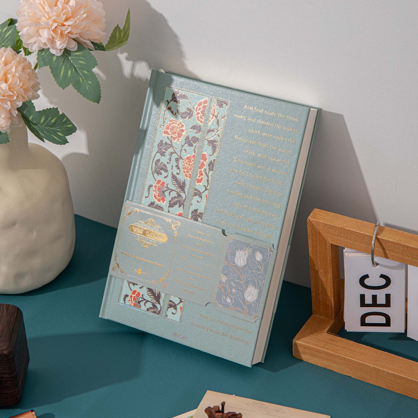 A5 Aesthetics Hardbound Notebook - Lined - Wind Flowers Ⅰ