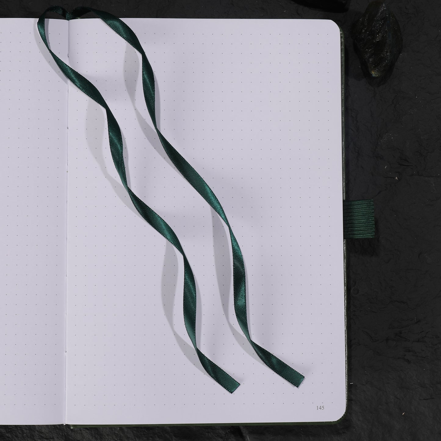 A5 Solunara Dot Grid Notebook - Green