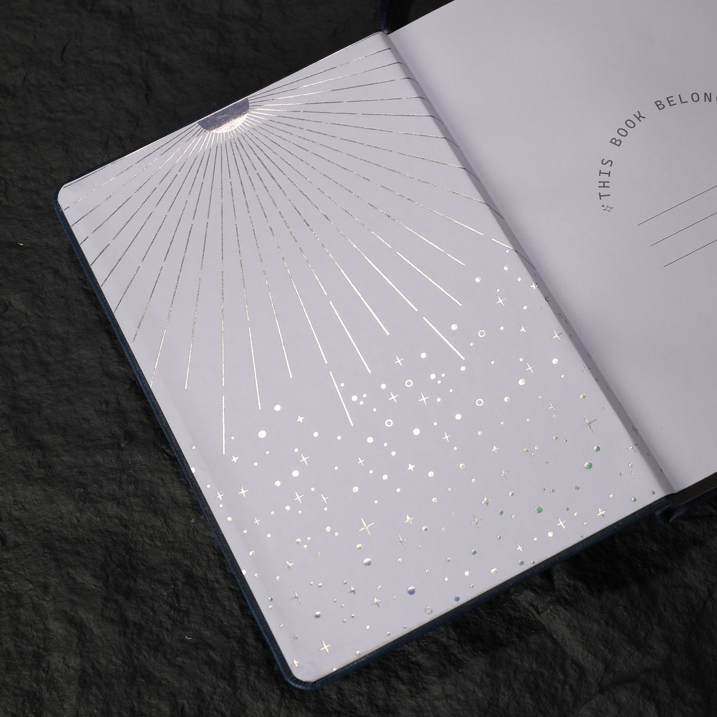 A5 Solunara Dot Grid Notebook - Navy