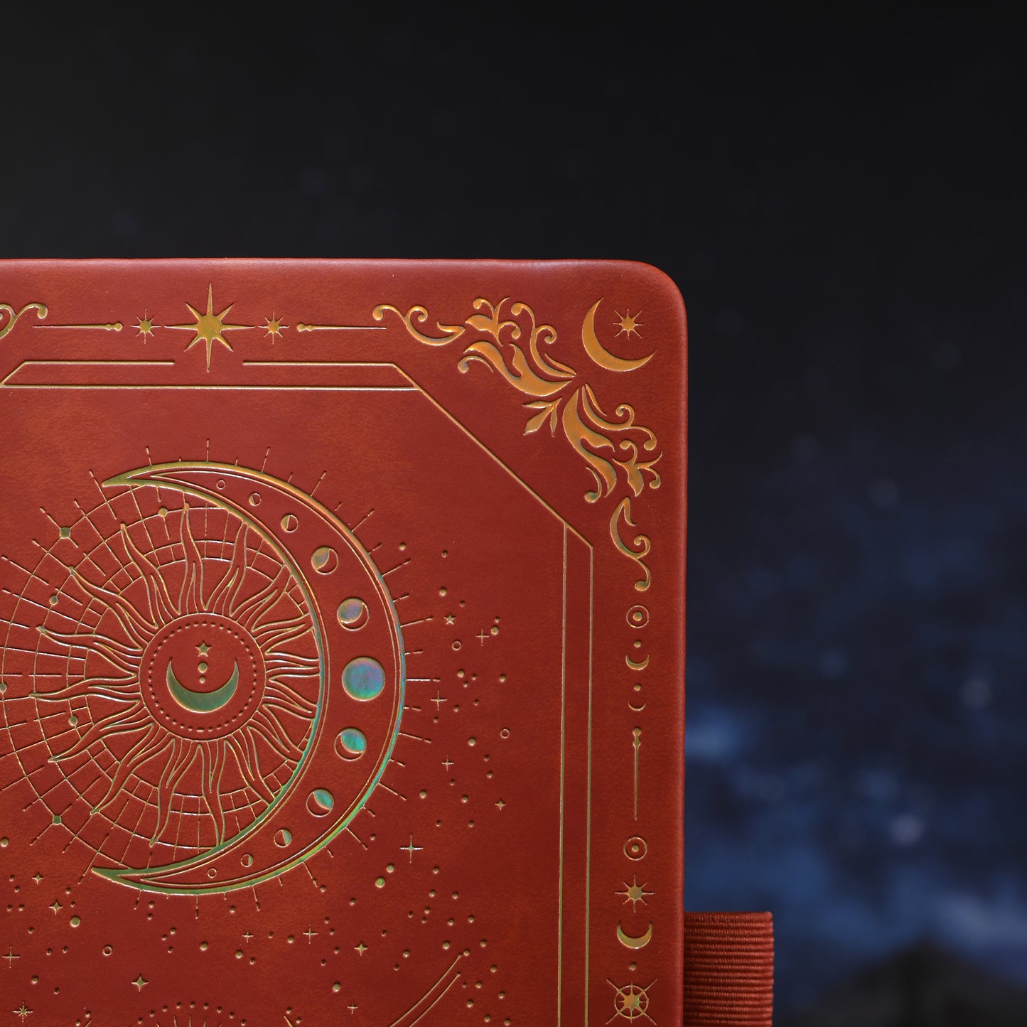 A5 Solunara Dot Grid Notebook - Orange