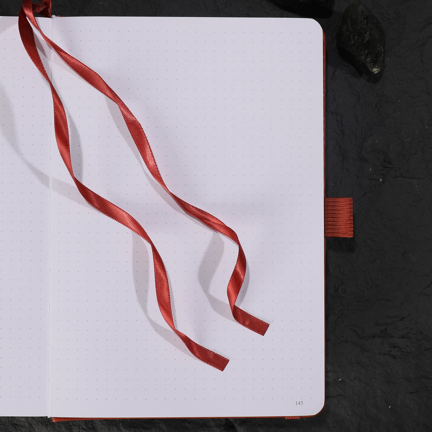A5 Solunara Dot Grid Notebook - Orange
