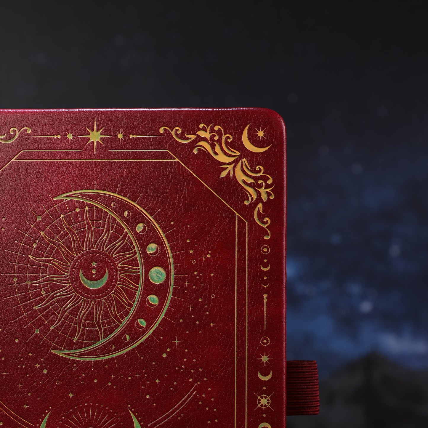 A5 Solunara Dot Grid Notebook - Red