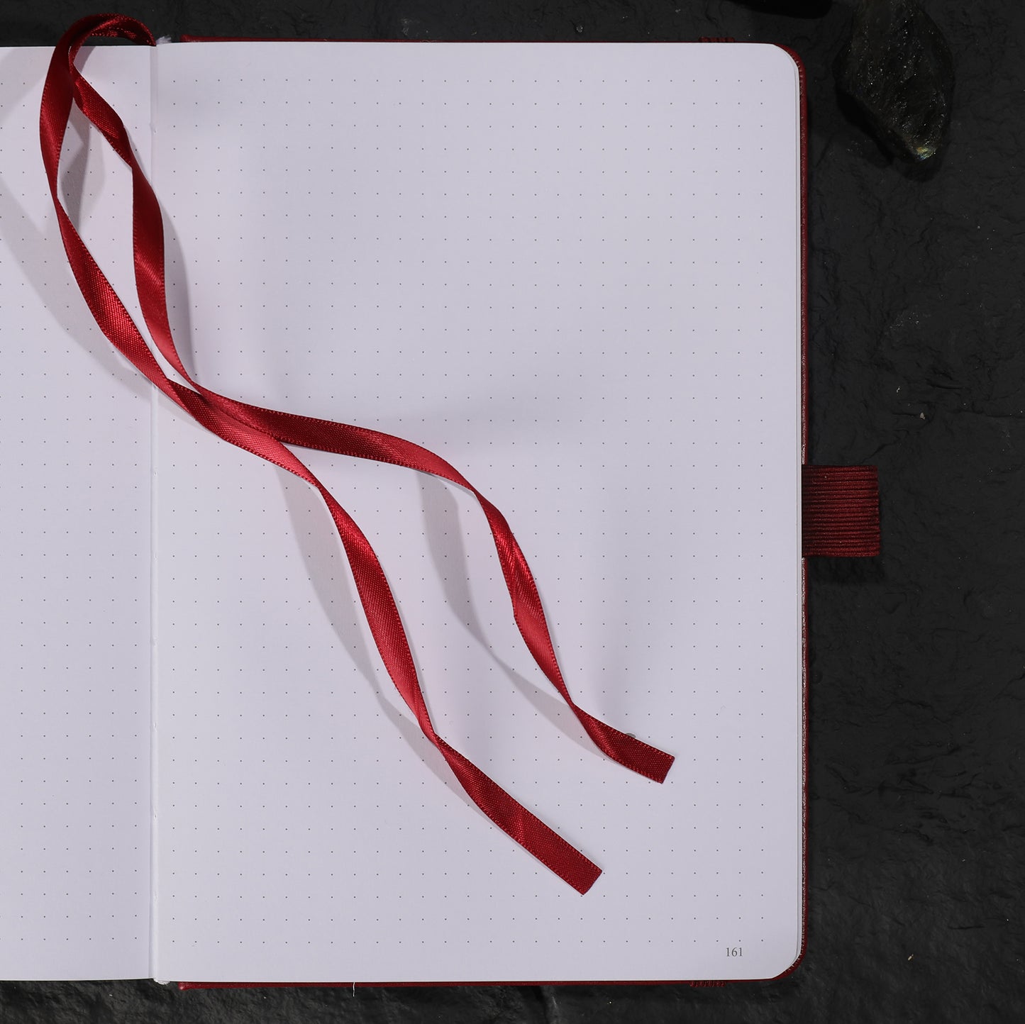 A5 Solunara Dot Grid Notebook - Red