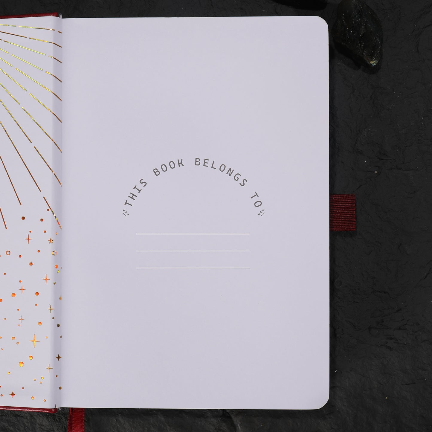 A5 Solunara Dot Grid Notebook - Red