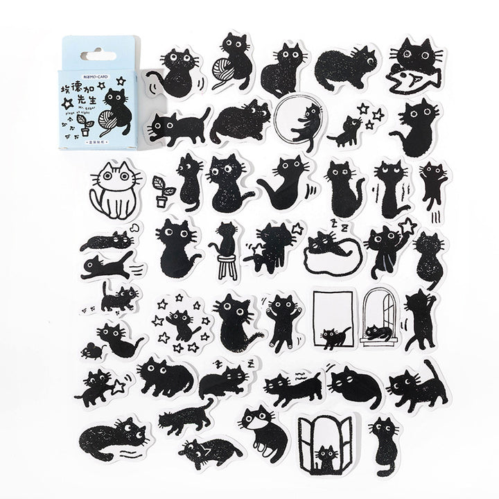 Cat Stickers - 45 Pcs