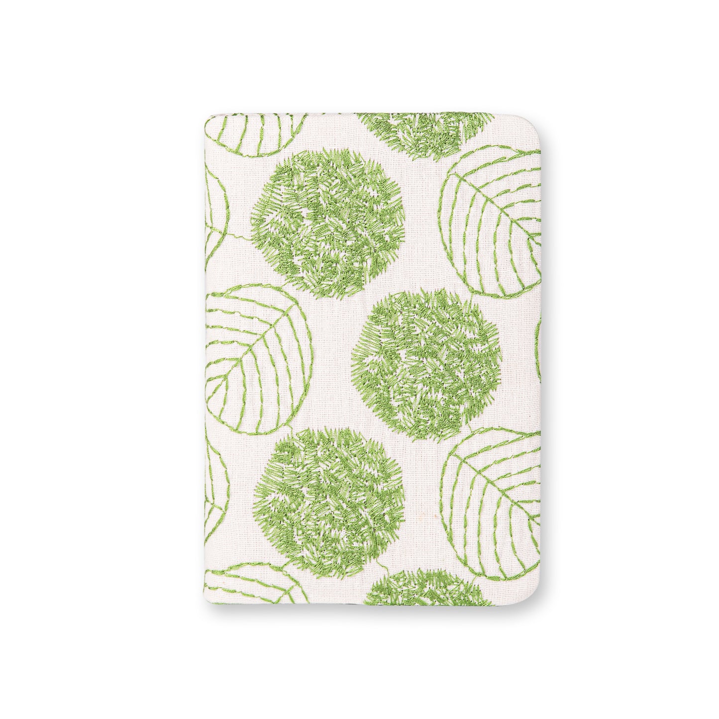 Flower & Tree Lined & Blank Notebook - A6 - White