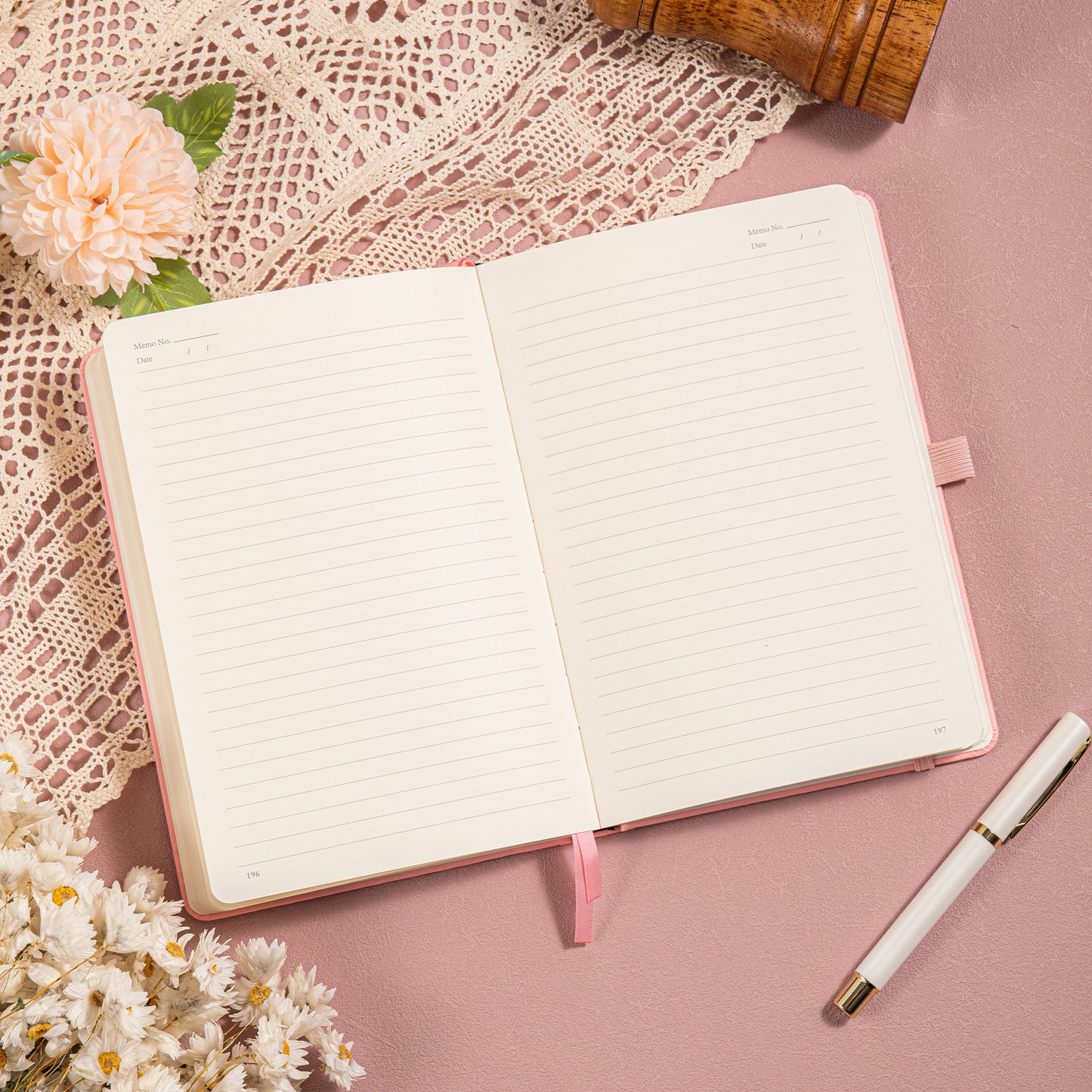 Follow Your Dreams Notebook - A5 - Lined - Pink