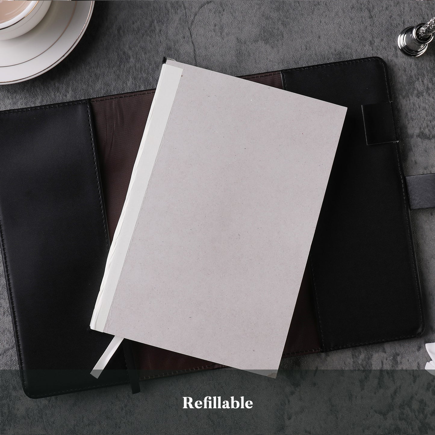 Sun Lock Journal - B6 - Ruled - Black