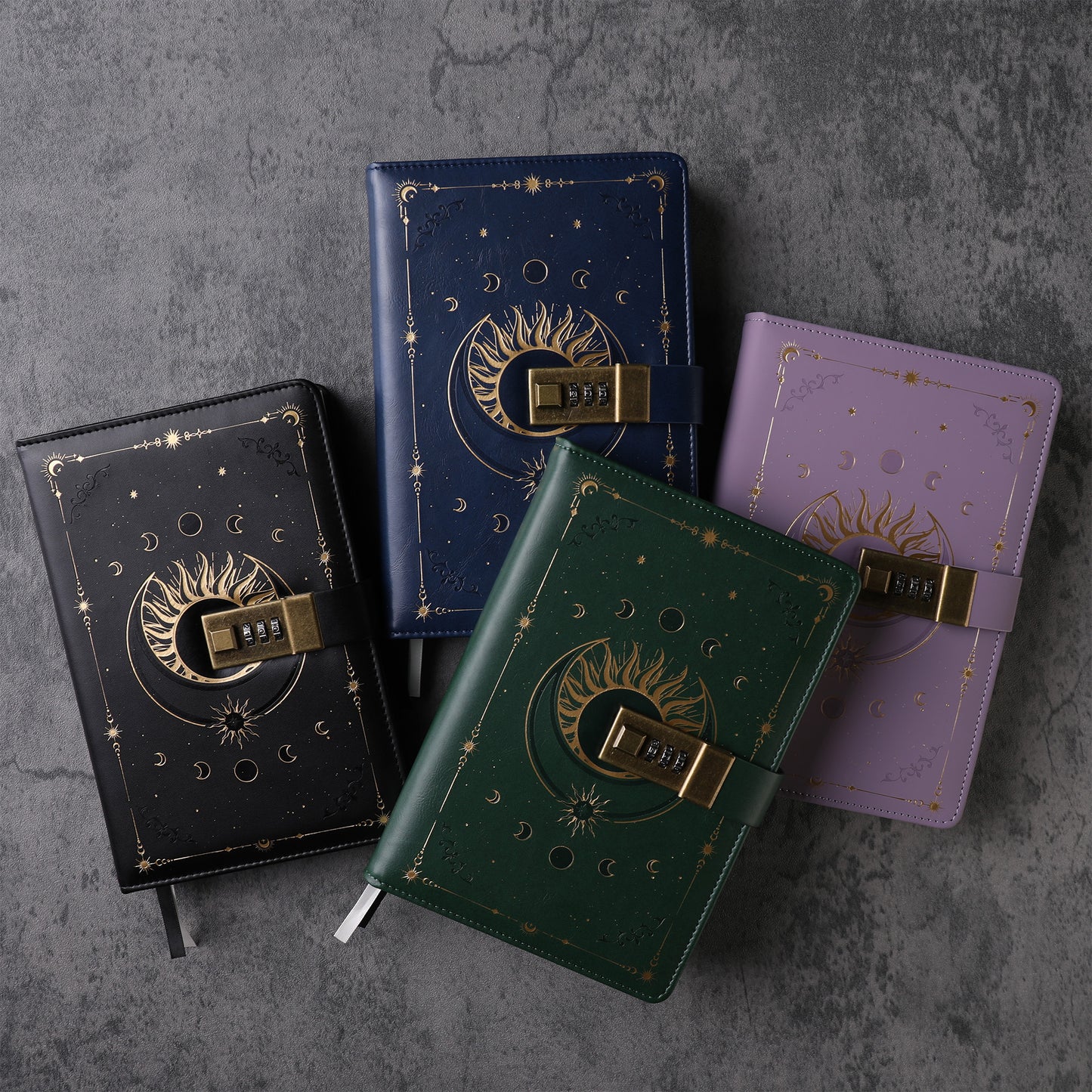 Sun Lock Journal - B6 - Ruled - Black