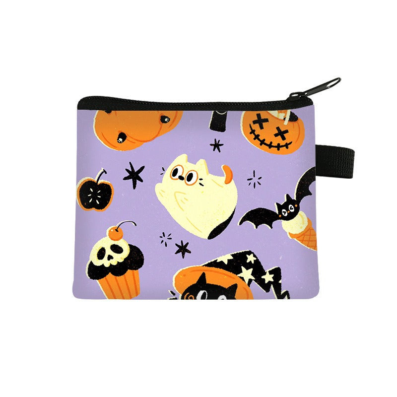 Halloween Cat Coin Purse