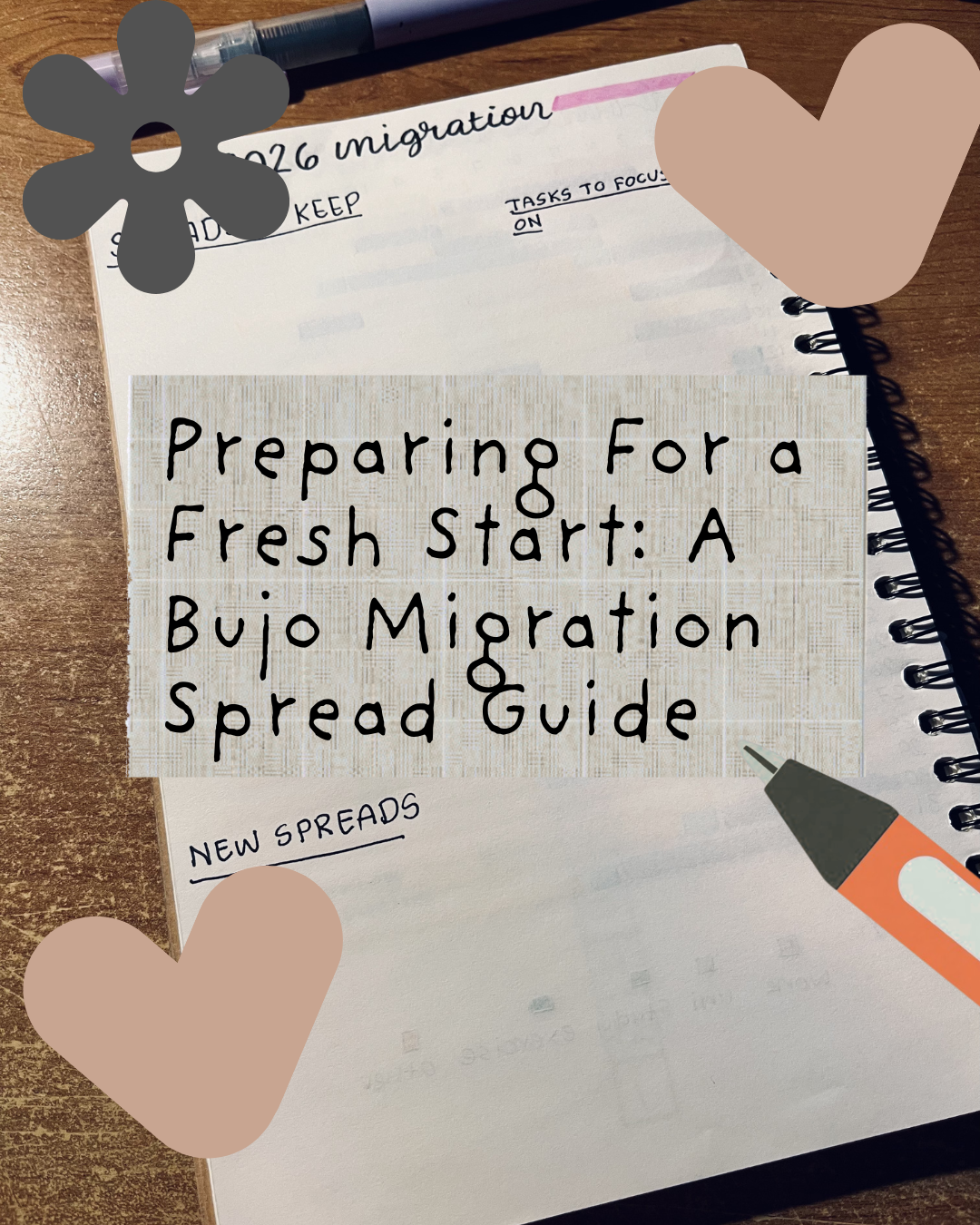 Preparing For a Fresh Start: A Bullet Journal Migration Spread Guide