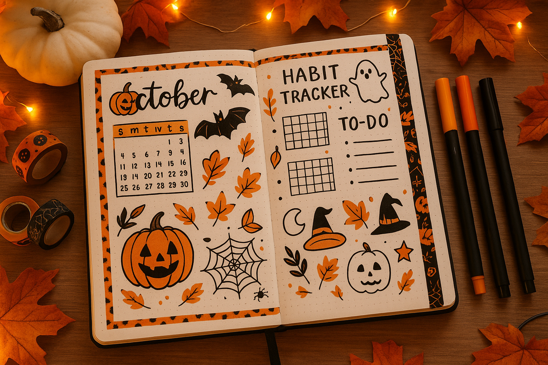 How to Create a Halloween-Themed Bullet Journal ?