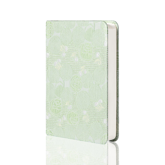 Mint Lace Lined & Blank Notebook - A6