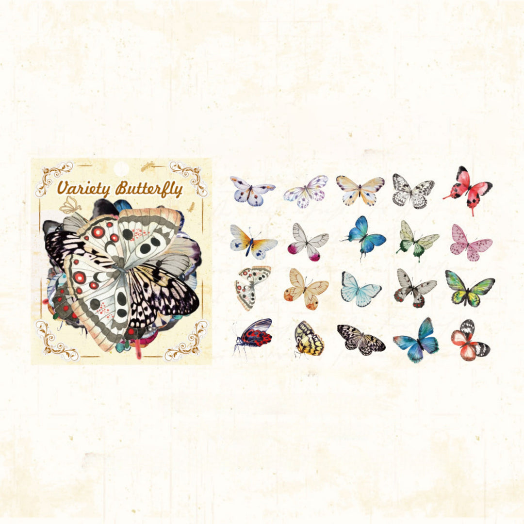 Variety Butterfly Sticker Pack