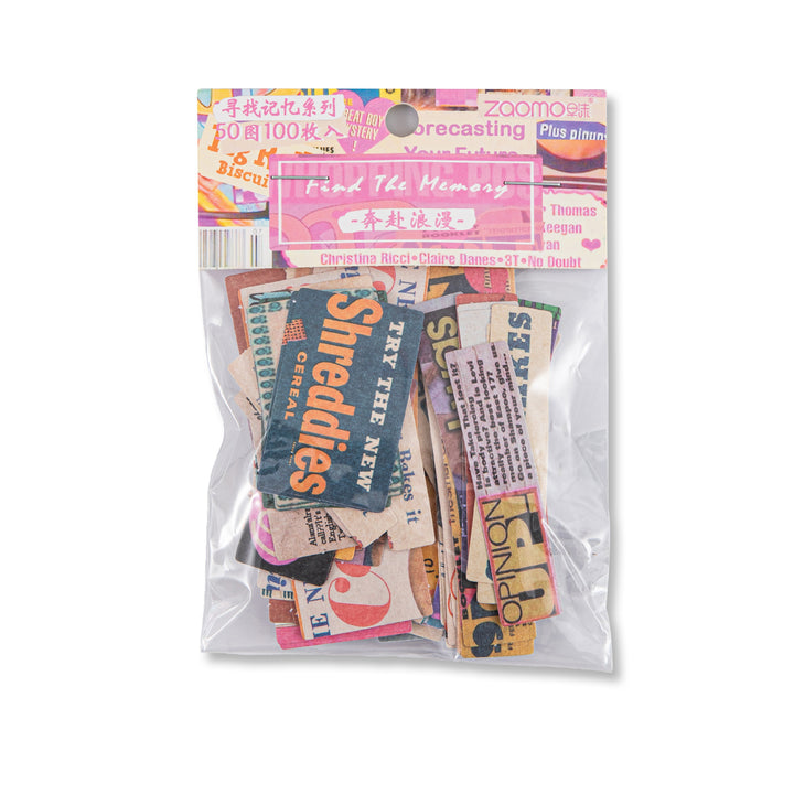 Vintage Stickers - Romance - 100 Pcs