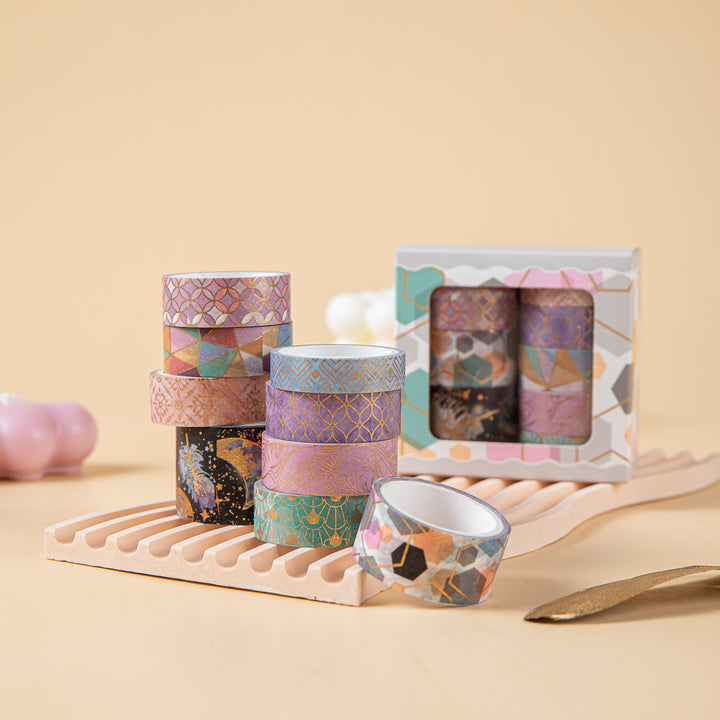 Geometric Aesthetics Washi Tape - Set of 9