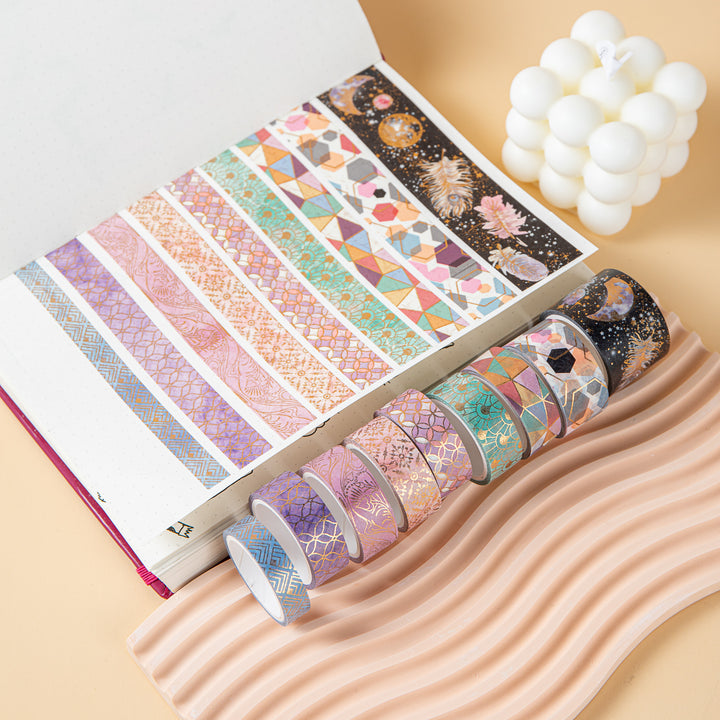 Geometric Aesthetics Washi Tape - Set of 9