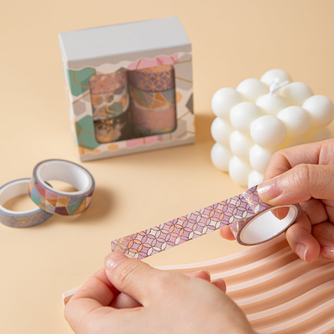 Geometric Aesthetics Washi Tape - Set of 9