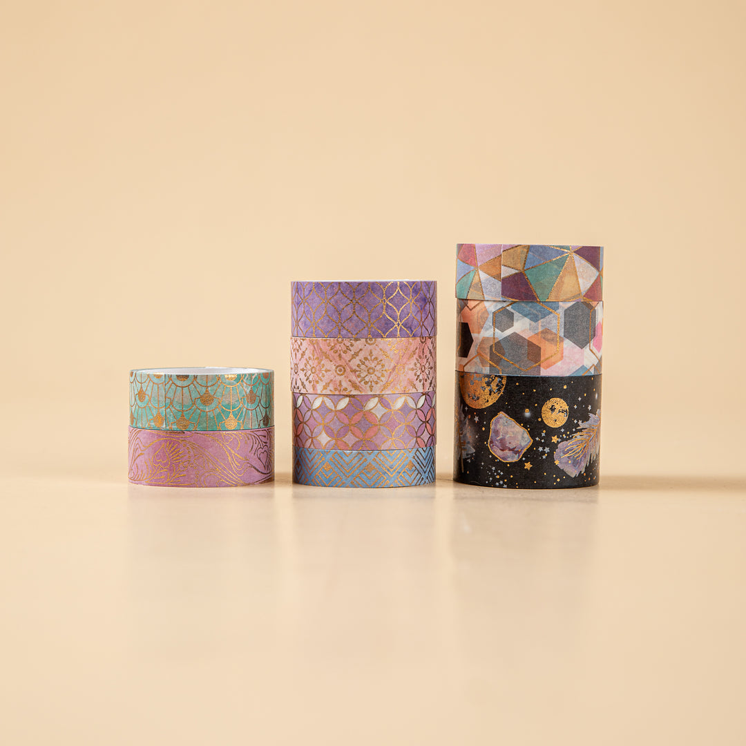Geometric Aesthetics Washi Tape - Set of 9