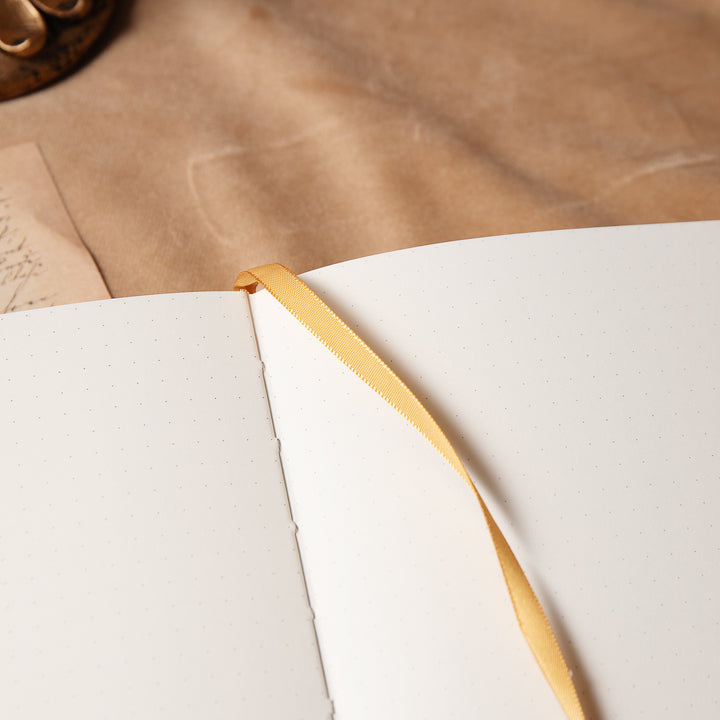 Leather Zodiac Constellation Bullet Journal - A5 - Dotted - Leo