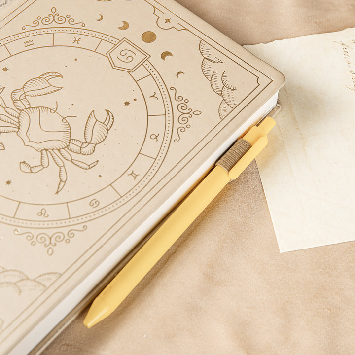 Leather Zodiac Constellation Bullet Journal - A5 - Dotted - Cancer