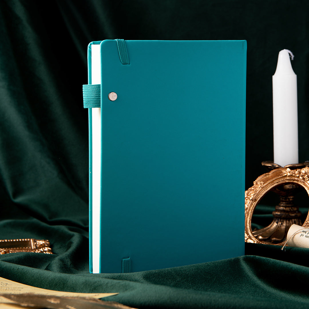 Leather Zodiac Constellation Bullet Journal - A5 - Dotted - Libra