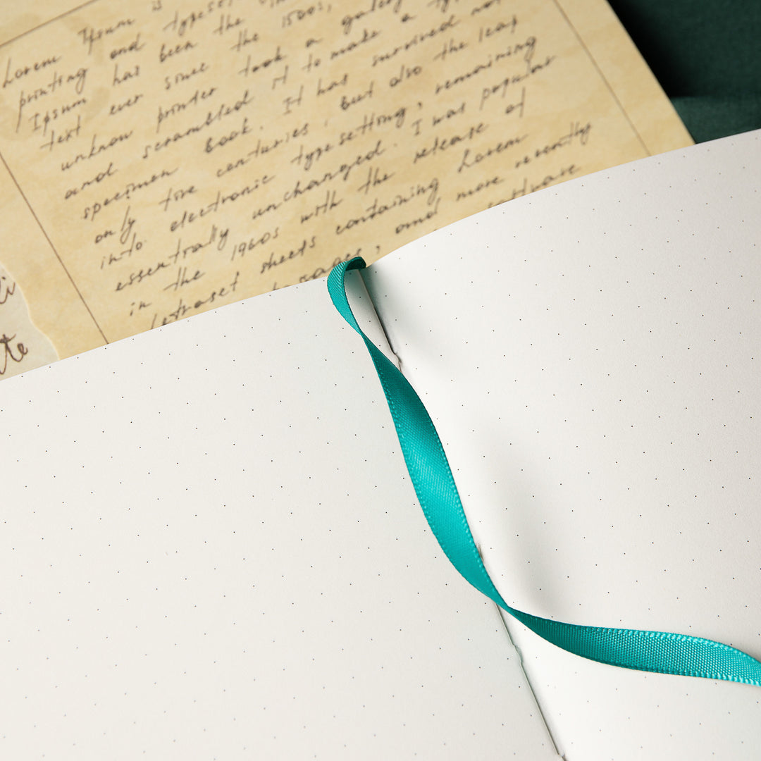 Leather Zodiac Constellation Bullet Journal - A5 - Dotted - Libra