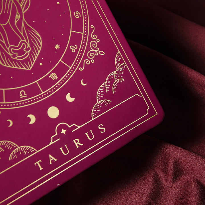Leather Zodiac Constellation Bullet Journal - A5 - Dotted - Taurus