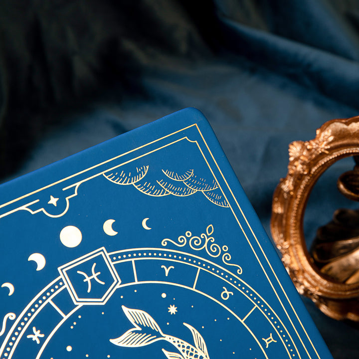Leather Zodiac Constellation Bullet Journal - A5 - Dotted - Pisces