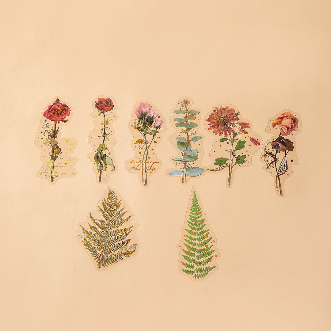 Flower Language Legend Stickers - The Treasure of Love
