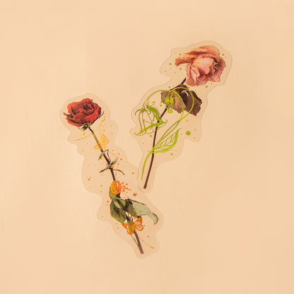 Flower Language Legend Stickers - The Treasure of Love