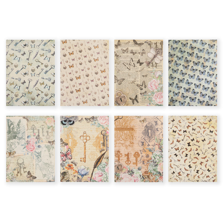 Golden Age Scrapbook Paper - 24 Sheets