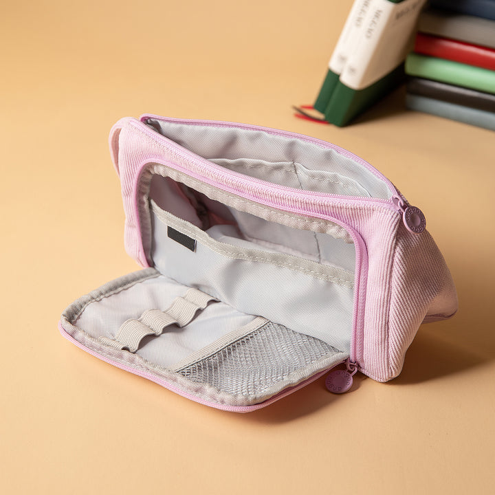 Handheld Pencil Case Large Volume - Purple