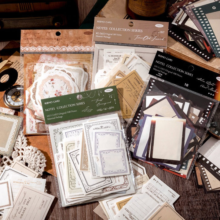 Notes Collection Tags Scrapbook Paper - 400 Pcs