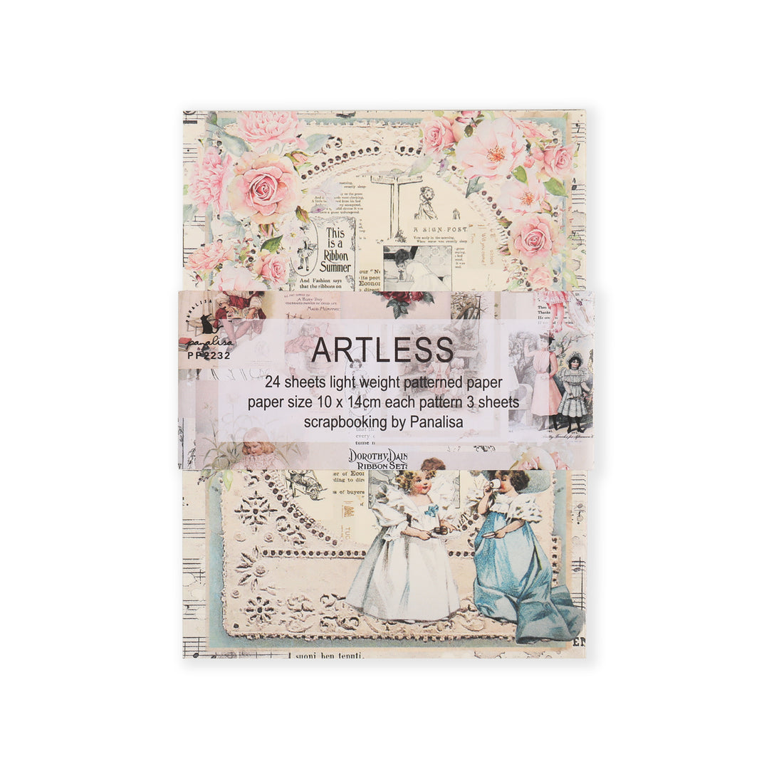 Artless Scrapbook Paper - 24 Sheets
