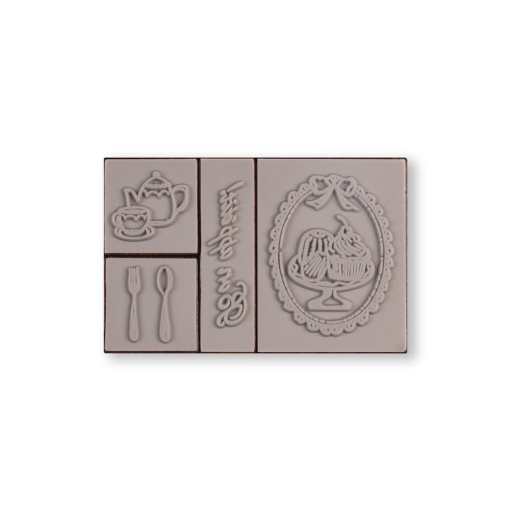 Bon Appetit Wooden Stamp - Set of 4