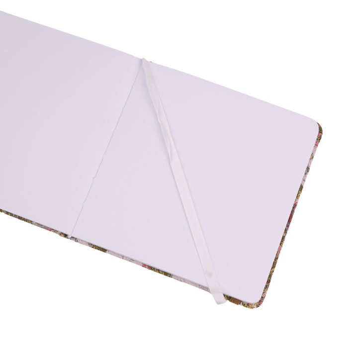 5.7x5.7 Square Sketchbook Blank Notebook - Gold