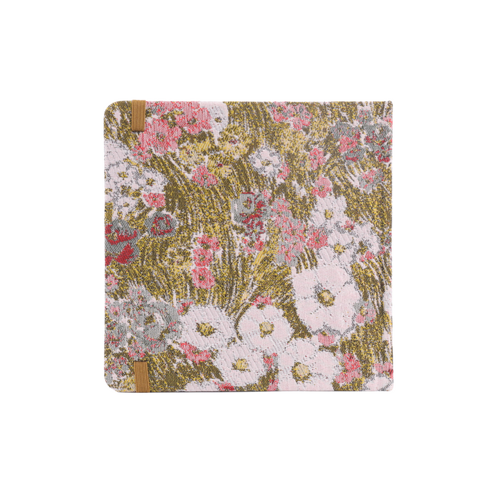 5.7x5.7 Square Sketchbook Blank Notebook - Gold