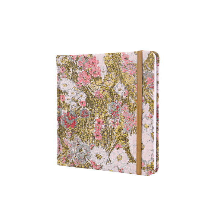 5.7x5.7 Square Sketchbook Blank Notebook - Gold