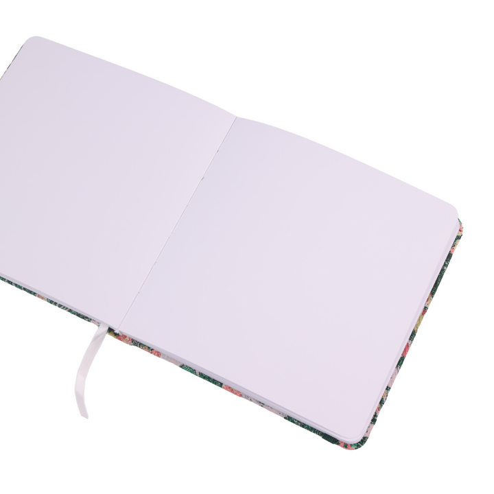 5.7x5.7 Square Sketchbook Blank Notebook - Green
