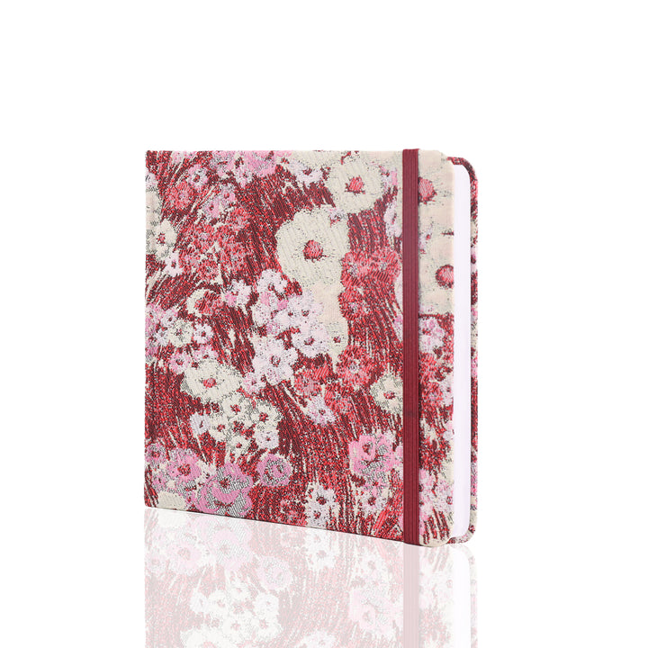 5.7x5.7 Square Sketchbook Blank Notebook - Red