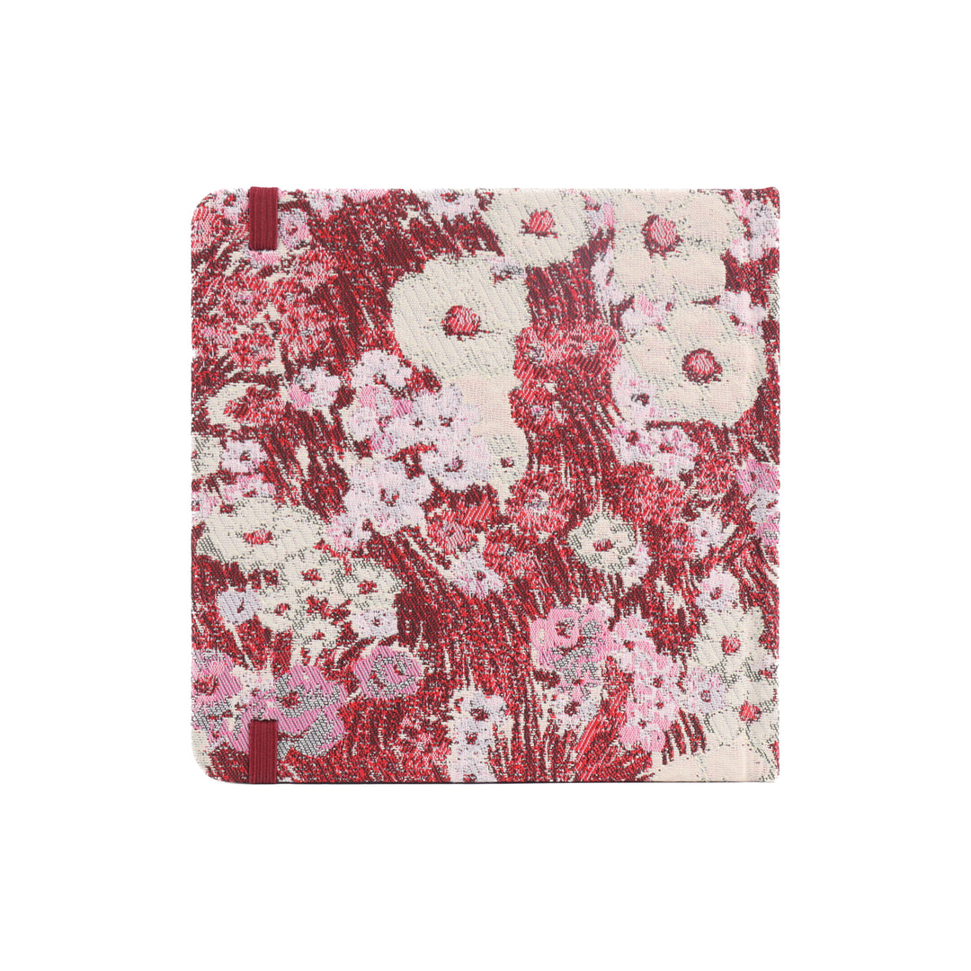 5.7x5.7 Square Sketchbook Blank Notebook - Red