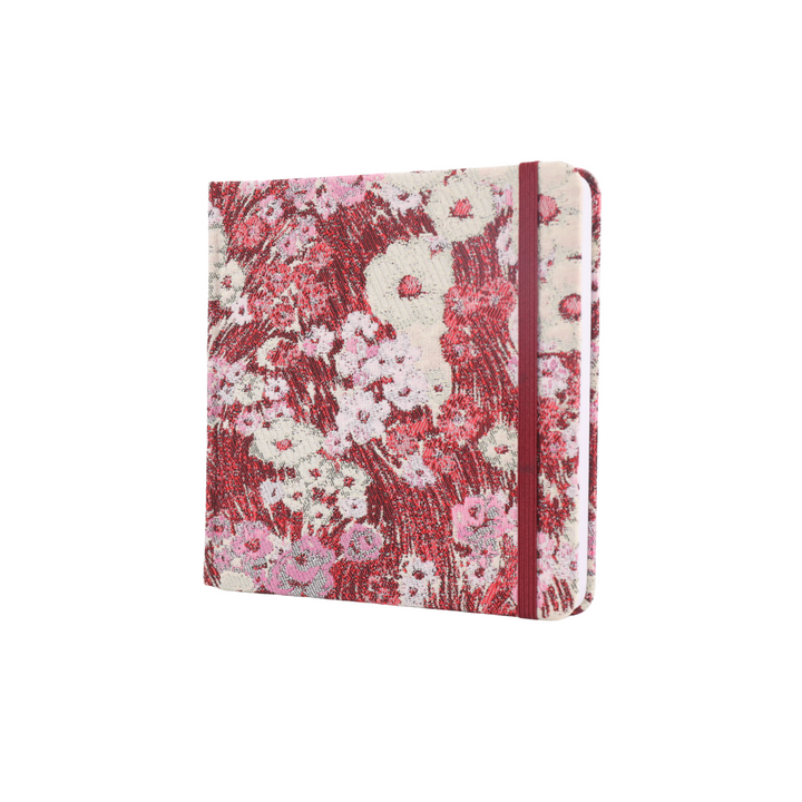 5.7x5.7 Square Sketchbook Blank Notebook - Red
