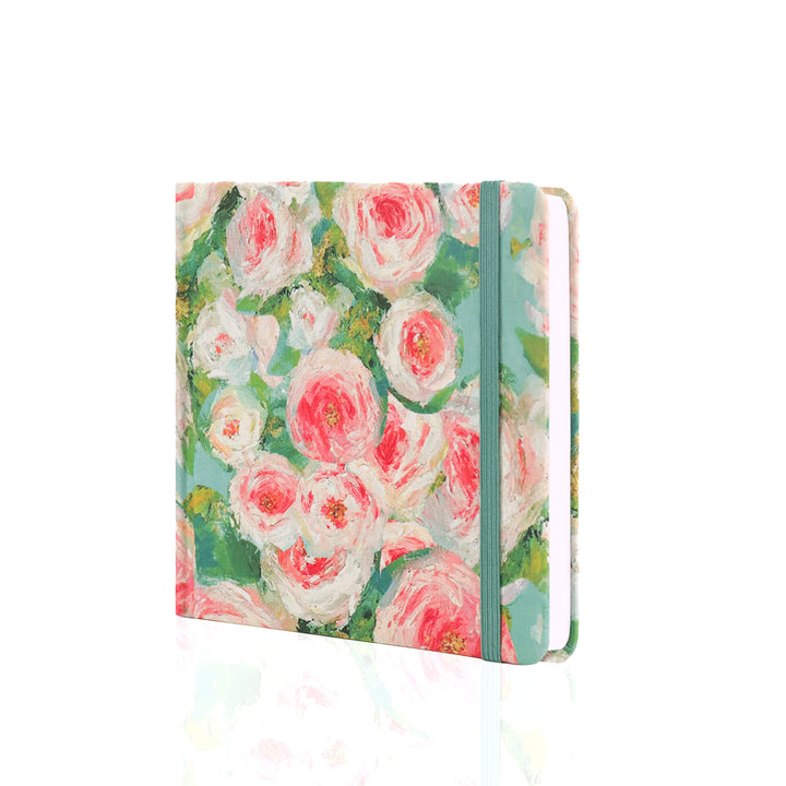 5.7x5.7 Square Sketchbook Blank Notebook - Rose