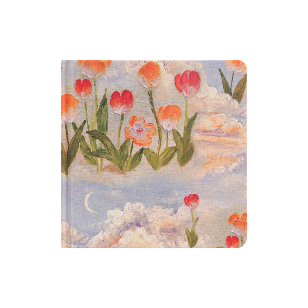 5.7x5.7 Square Sketchbook Blank Notebook - Tulip