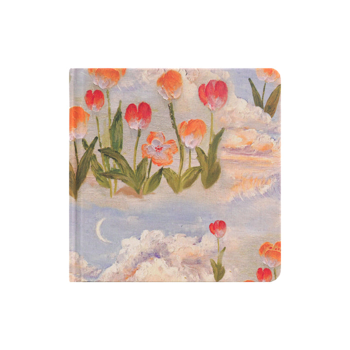 5.7x5.7 Square Sketchbook Blank Notebook - Tulip