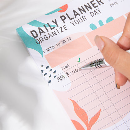 52 Undated Daily Planner Notepad