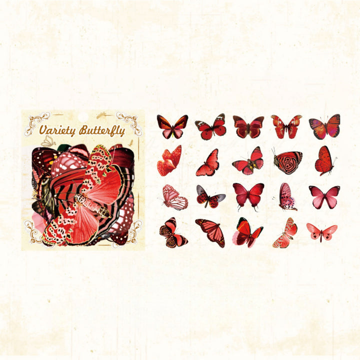 Variety Butterfly Sticker Pack