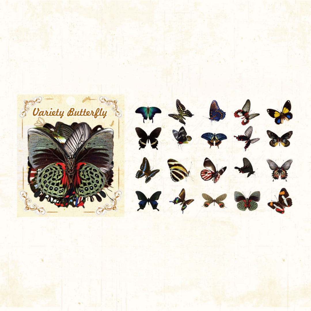 Variety Butterfly Sticker Pack