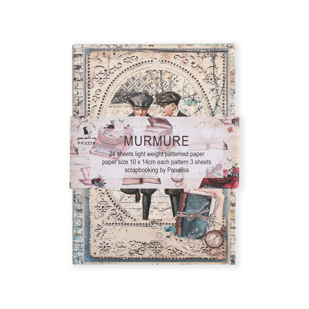 Murmure Scrapbook Paper - 24 Sheets